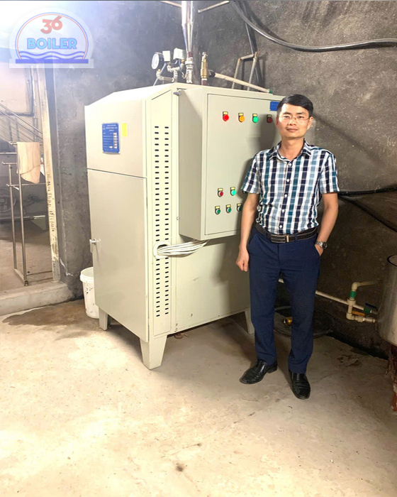 Electric boiler with 190 kg/h steam capacity
